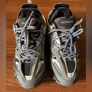 Balenciaga tracks size 11 men 44/eu grey/white sneakers